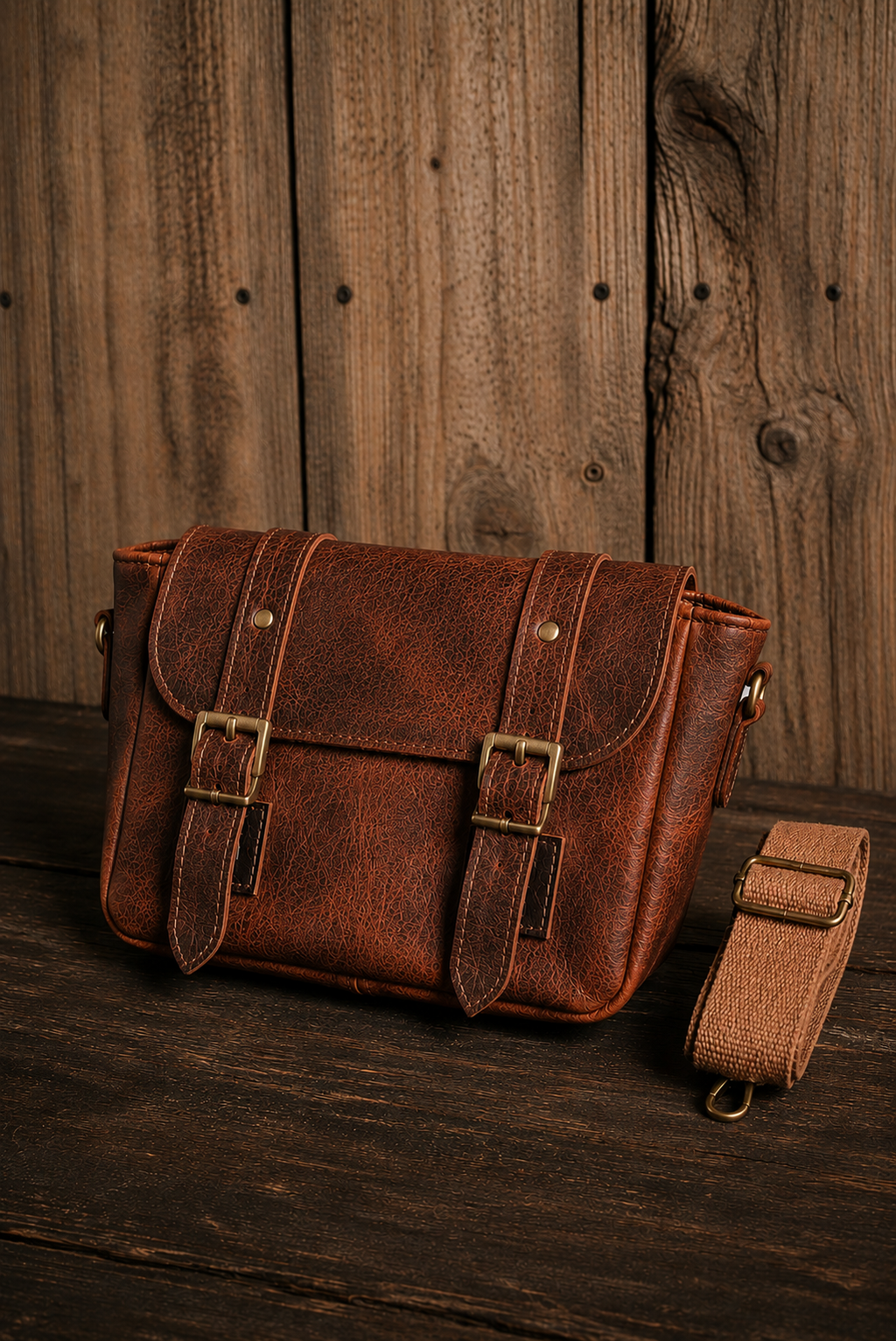 GECKO I DERİ MİNİ PASSANGER BAG