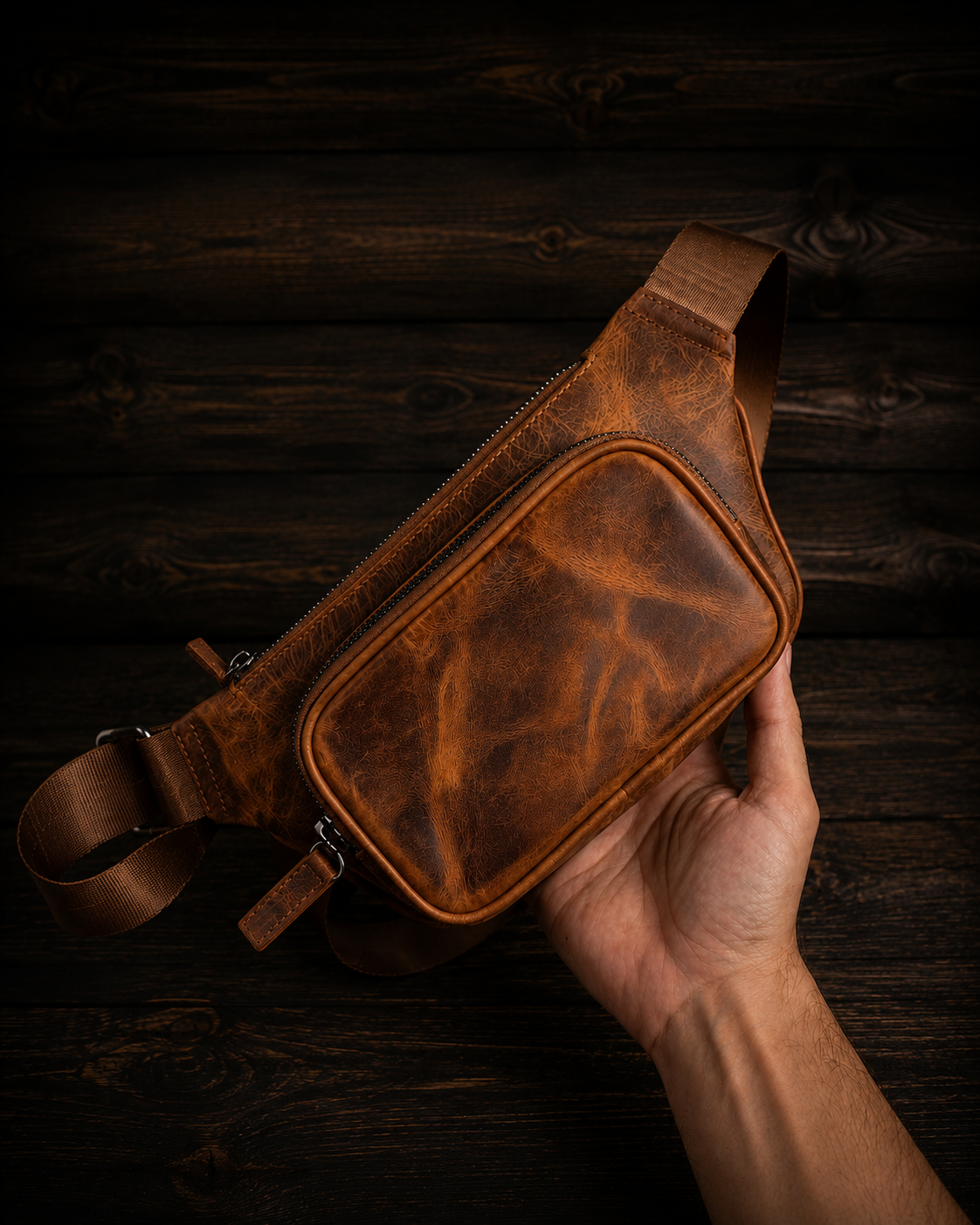 GECKO - Fındık Crossbody Model I 1002