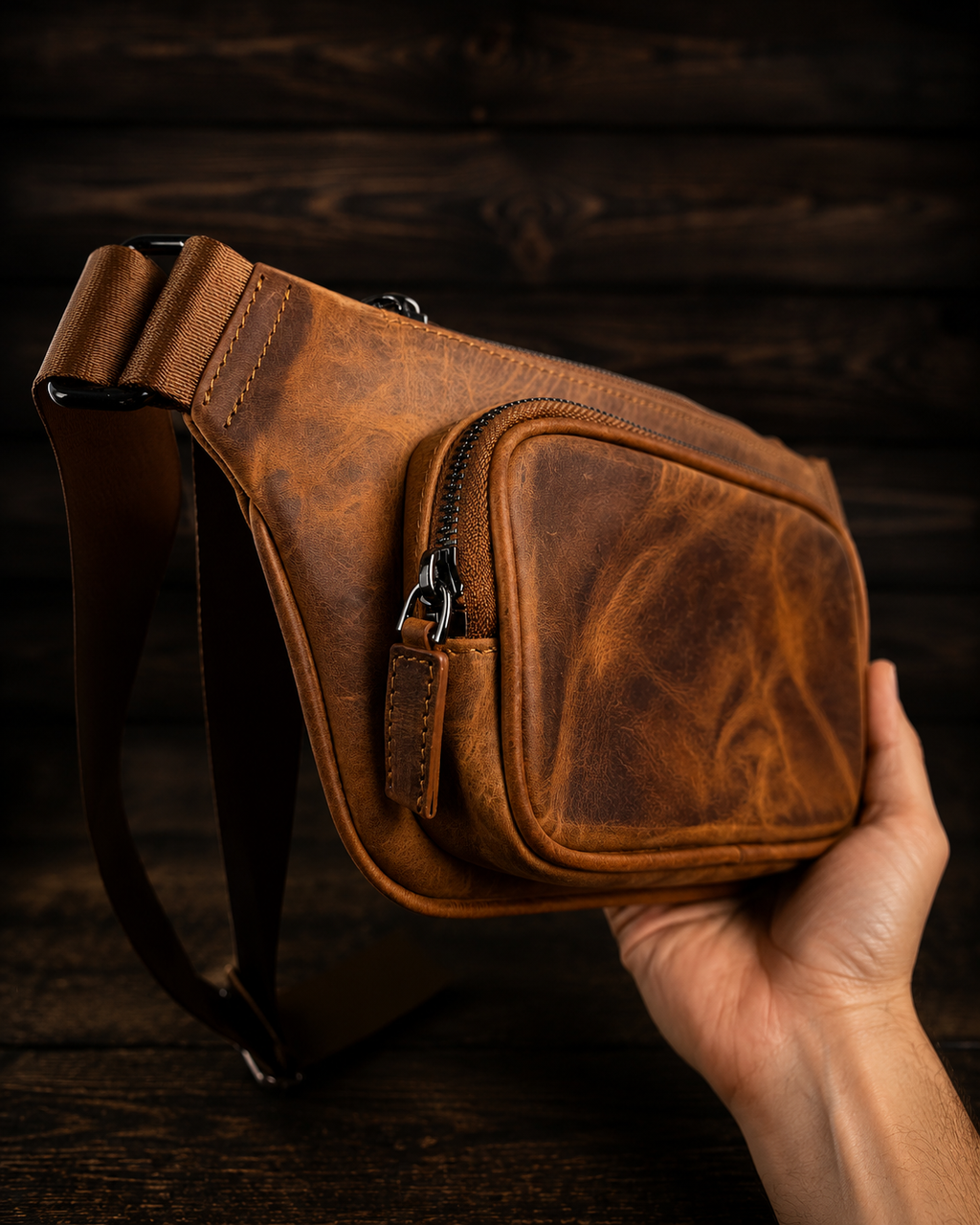 GECKO - Fındık Crossbody Model I 1002