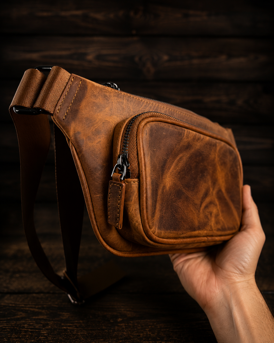 GECKO - Fındık Crossbody Model I 1002